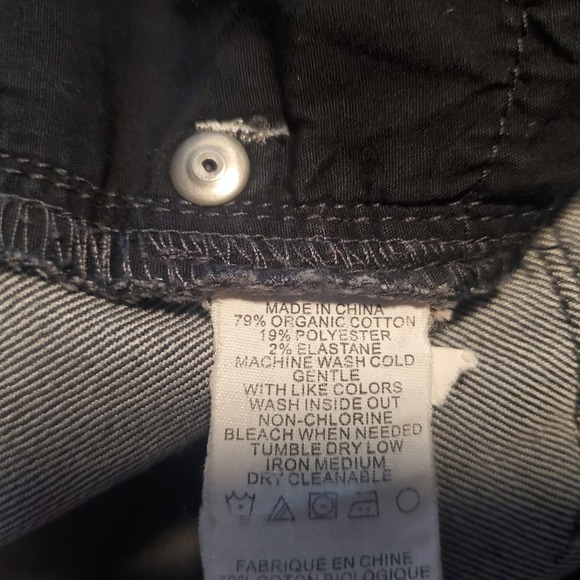 prAna Jeans Size 2/26 (28x30) Kayla Gray Denim Stretch W4117TL Organic Cotton - Picture 5 of 10